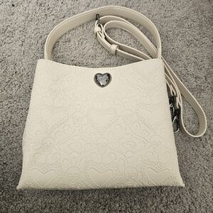 Bone Betsy Johnson Skull Embossed Purse